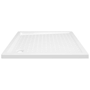 Piatto Doccia con Superficie Puntinata Bianco 90x90x4 cm in ABS 148898