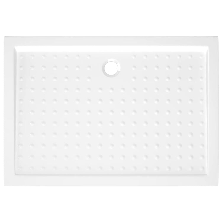 Piatto Doccia con Superficie Puntinata Bianco 70x100x4cm in ABS