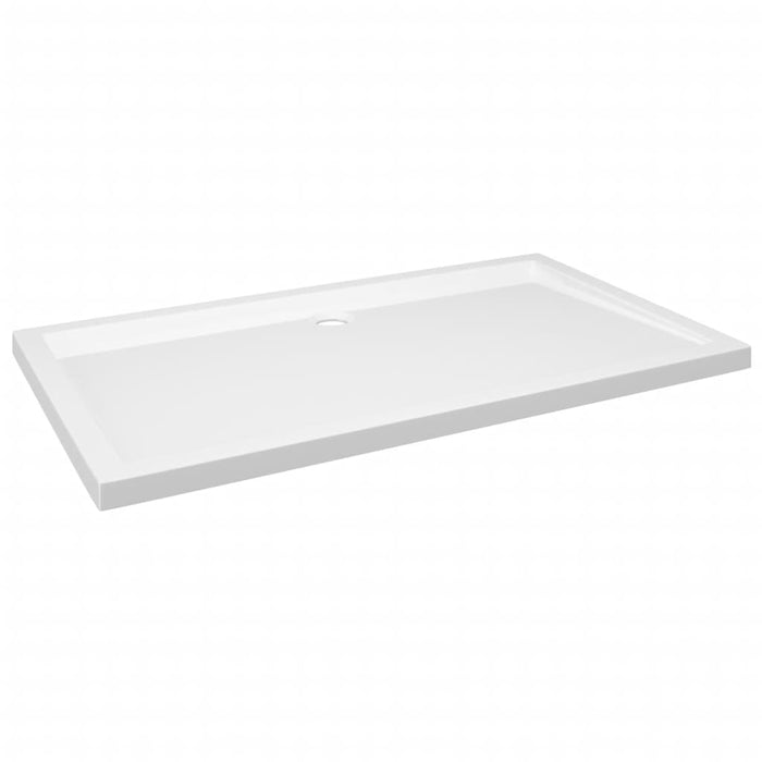 Piatto Doccia in ABS Rettangolare Bianco 70x120 cm