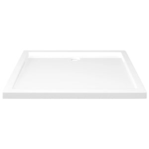 Piatto Doccia in ABS Rettangolare Bianco 80x90 cm 148908