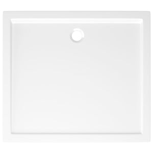 Piatto Doccia in ABS Rettangolare Bianco 80x90 cm 148908