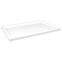 Piatto Doccia in ABS Rettangolare Bianco 80x120 cm