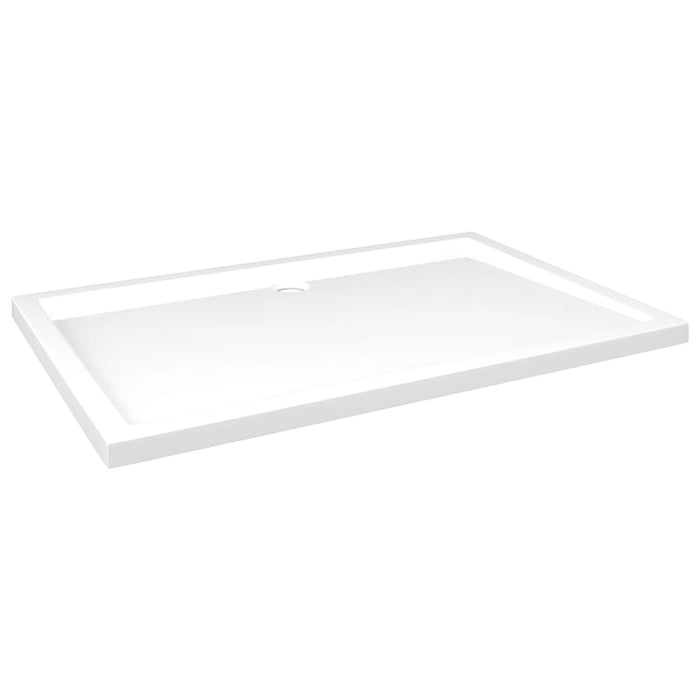 Piatto Doccia in ABS Rettangolare Bianco 80x120 cm 148910