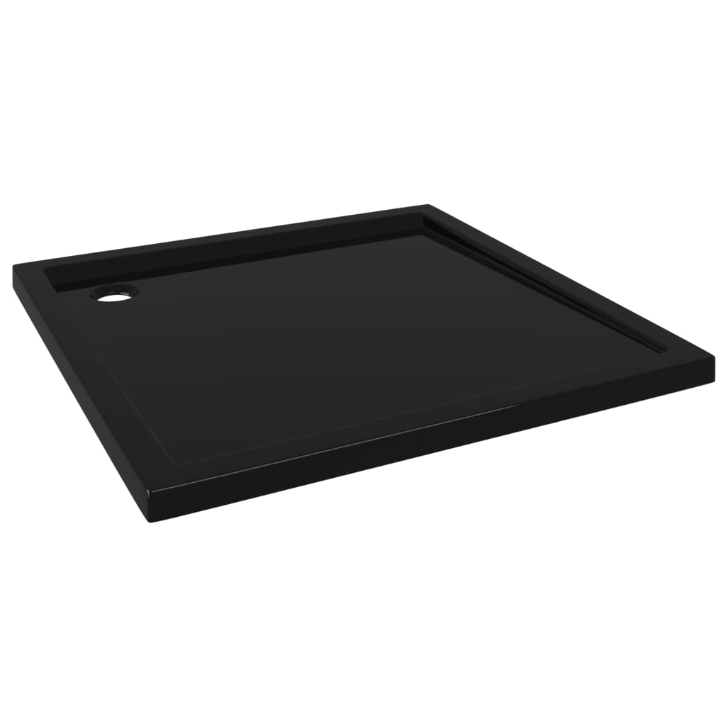 Piatto Doccia Quadrato in ABS Nero 90x90 cm cod mxl 13156