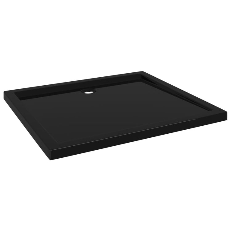 Piatto Doccia in ABS Rettangolare Nero 80x90 cm cod mxl 14998