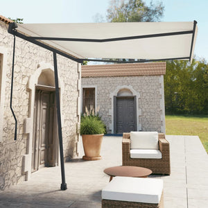 Set Pali per Tenda da Sole Antracite 300x245 cm Ferro cod mxl 109513