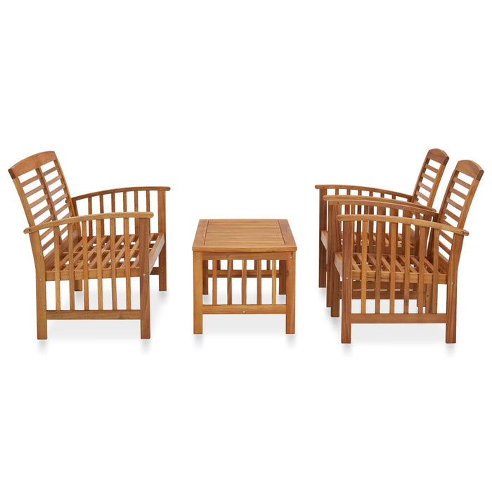 Set Divani da Giardino 4 pz in Legno Massello di Acacia 3057971