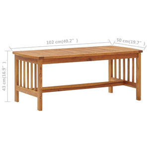 Set Divani da Giardino 4 pz in Legno Massello di Acacia 3057971