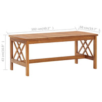 Set Divani da Giardino 4 pz in Legno Massello di Acacia cod mxl 35850