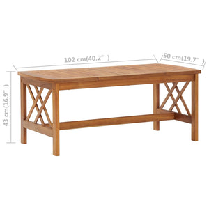 Set Divani da Giardino 4 pz in Legno Massello di Acacia cod mxl 35850