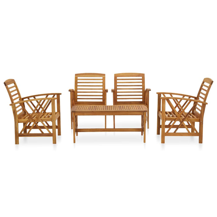 Set Divani da Giardino 5 pz in Massello di Acacia cod mxl 54258