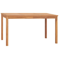 Tavolo da Pranzo da Giardino 140x80x77 cm in Massello di Teak cod mxl 53625