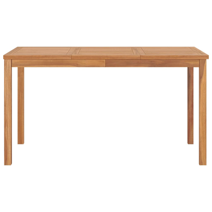 Tavolo da Pranzo da Giardino 140x80x77 cm in Massello di Teak 315619