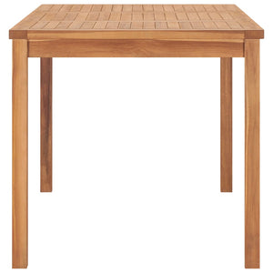 Tavolo da Pranzo da Giardino 140x80x77 cm in Massello di Teak cod mxl 53625