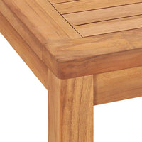 Tavolo da Pranzo da Giardino 140x80x77 cm in Massello di Teak cod mxl 53625