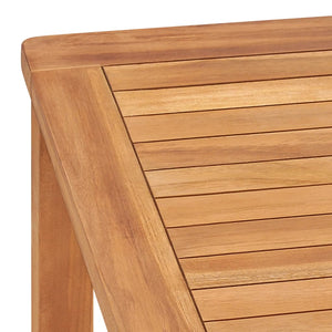 Tavolo da Pranzo da Giardino 140x80x77 cm in Massello di Teak cod mxl 53625