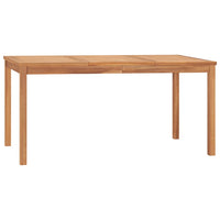 Tavolo da Pranzo da Giardino 160x80x77 cm in Massello di Teak cod mxl 34138