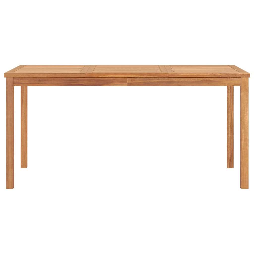 Tavolo da Pranzo da Giardino 160x80x77 cm in Massello di Teak cod mxl 34138