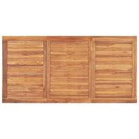 Tavolo da Pranzo da Giardino 160x80x77 cm in Massello di Teak cod mxl 34138