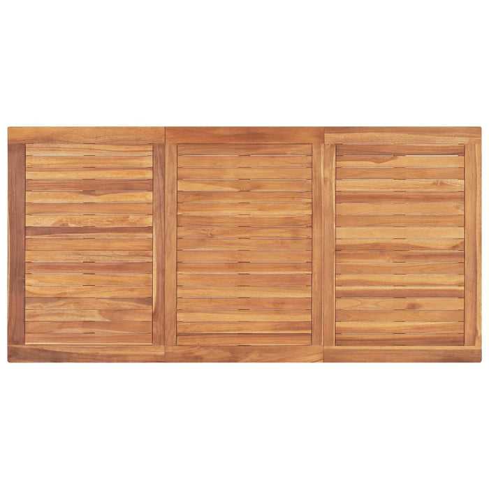 Tavolo da Pranzo da Giardino 160x80x77 cm in Massello di Teak cod mxl 34138