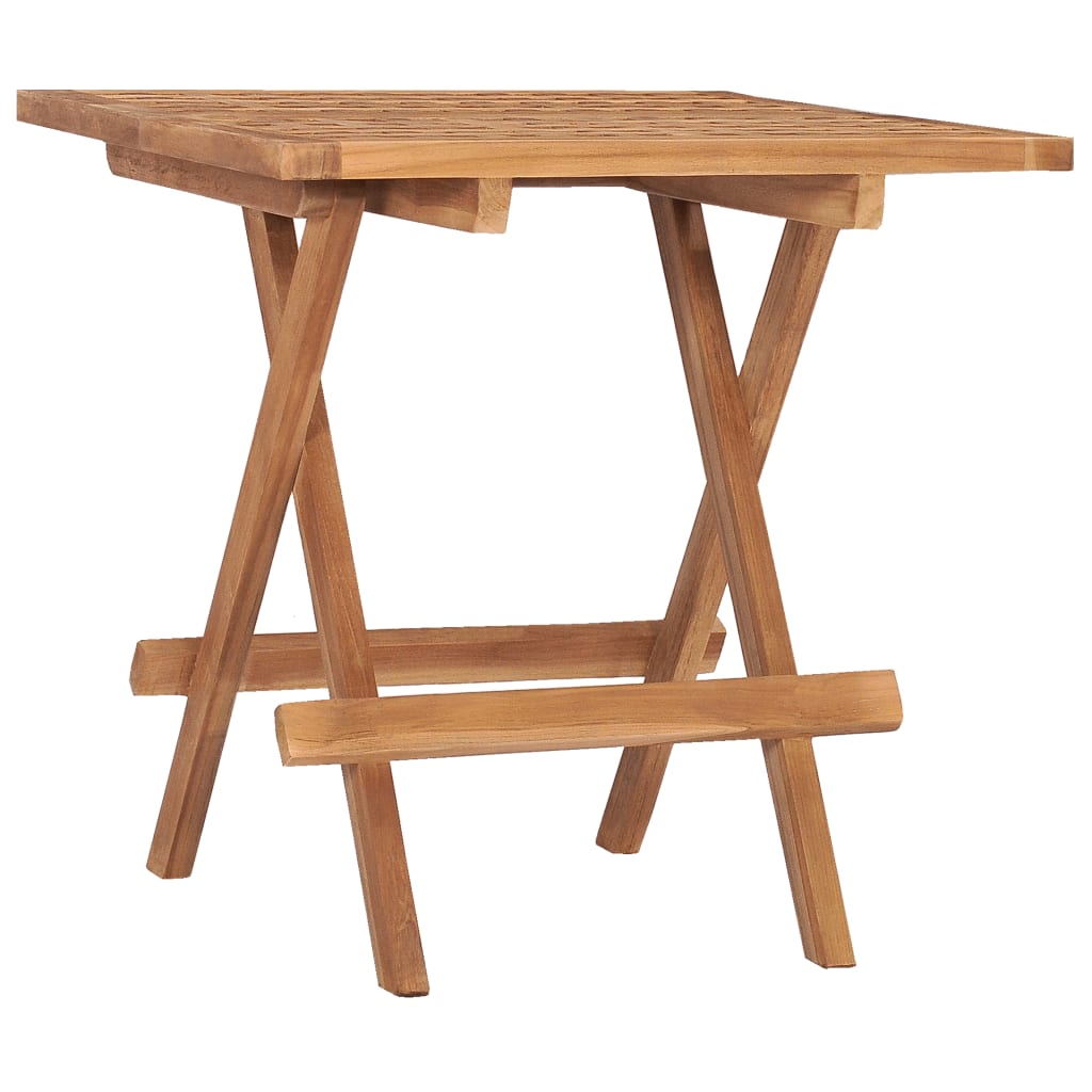 Set da Pranzo da Giardino Pieghevole 3 pz in Massello di Teak cod mxl 35764