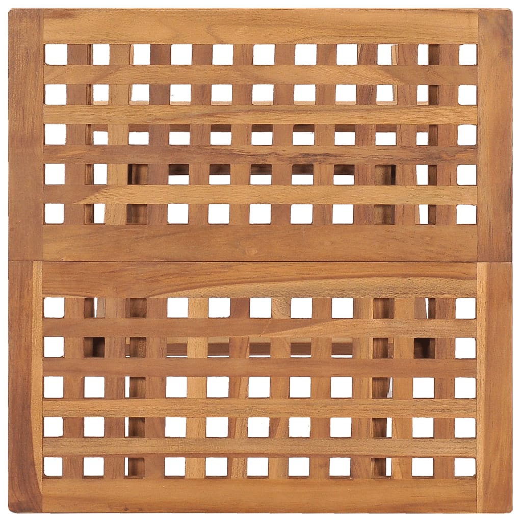 Set da Pranzo da Giardino Pieghevole 3 pz in Massello di Teak cod mxl 35764