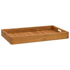 Vassoio da Portata 60x35 cm in Legno Massello di Teak 315456