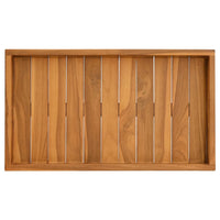 Vassoio da Portata 60x35 cm in Legno Massello di Teak 315456