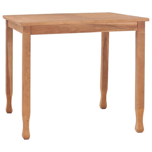 Tavolo da Pranzo da Giardino 85x85x75 cm in Massello di Teak cod mxl 59718