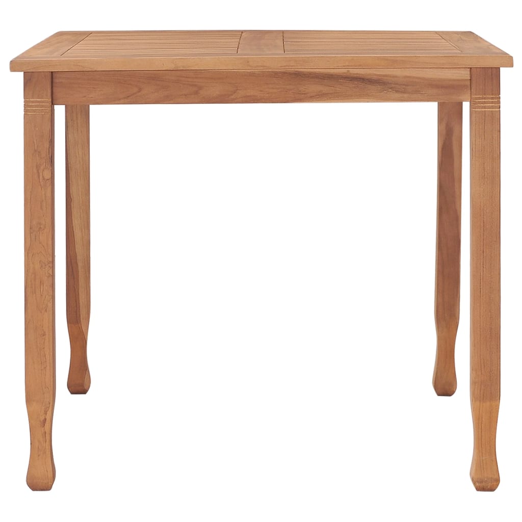 Tavolo da Pranzo da Giardino 85x85x75 cm in Massello di Teak cod mxl 59718