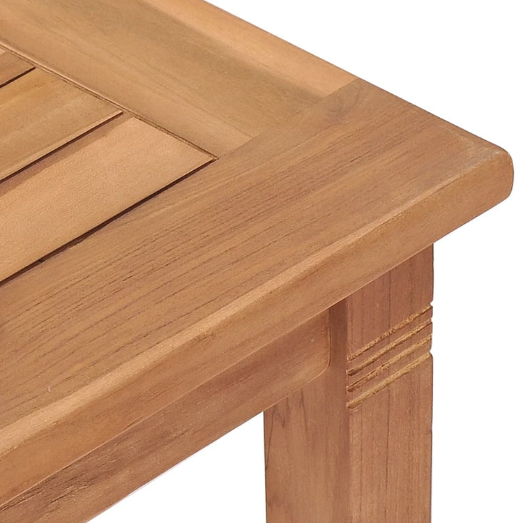 Tavolo da Pranzo da Giardino 85x85x75 cm in Massello di Teak cod mxl 59718