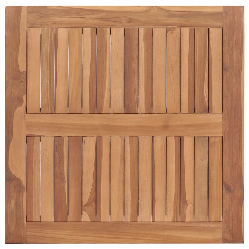 Tavolo da Pranzo da Giardino 85x85x75 cm in Massello di Teak cod mxl 59718