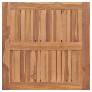 Tavolo da Pranzo da Giardino 85x85x75 cm in Massello di Teak cod mxl 59718