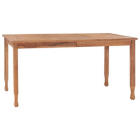 Tavolo da Pranzo da Giardino 150x90x75 cm in Massello di Teak 315465