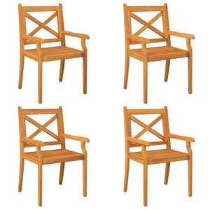 Set Mobili da Pranzo per Giardino 5 pz Legno Massello di Acacia cod mxl 41248