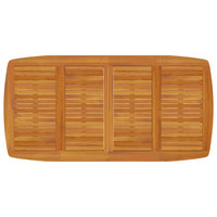 Set da Pranzo per Giardino 7 pz in Legno Massello di Acacia cod mxl 35619