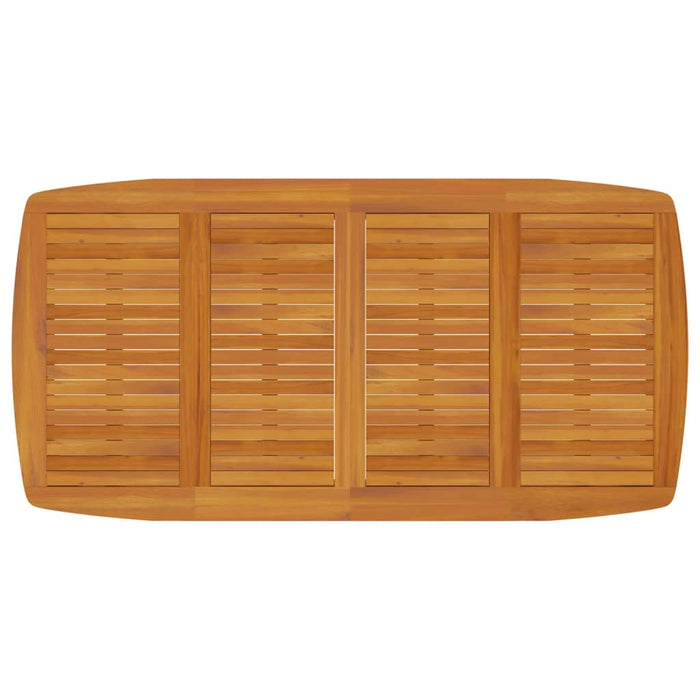 Set da Pranzo per Giardino 9 pz in Legno Massello di Acacia cod mxl 35618