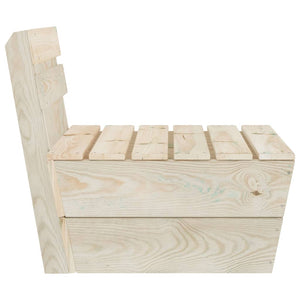 Divano Centrale Componibile su Pallet Legno di Abete Impregnatocod mxl 129988