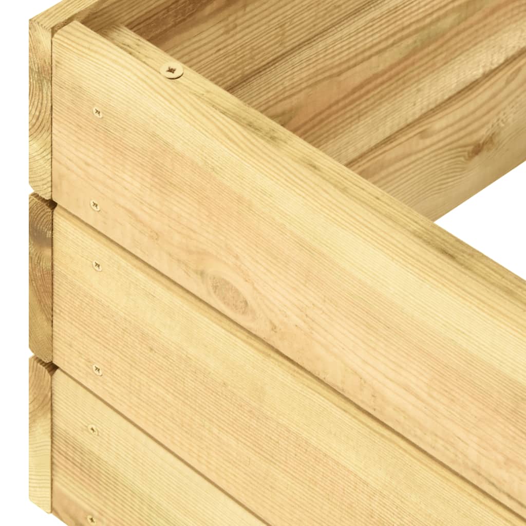 Lettino Prendisole in Legno di Pino Impregnato cod mxl 8310