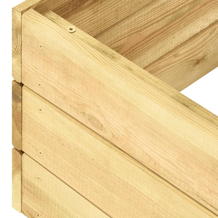 Lettino Prendisole in Legno di Pino Impregnato cod mxl 8310