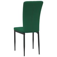 Sedie da Pranzo 2 pz Verde Scuro in Velluto cod mxl 14529