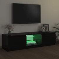 Mobile Porta TV con Luci LED Nero 140x40x35,5 cm cod mxl 47080