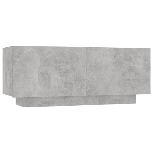 Mobile TV Grigio Cemento 100x35x40 cm in Truciolato