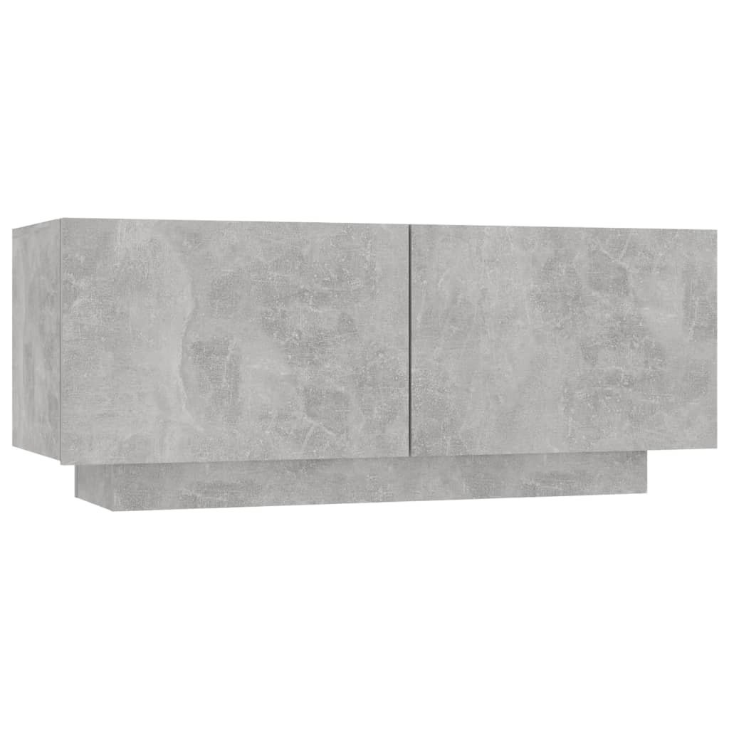 Mobile TV Grigio Cemento 100x35x40 cm in Truciolato 804440