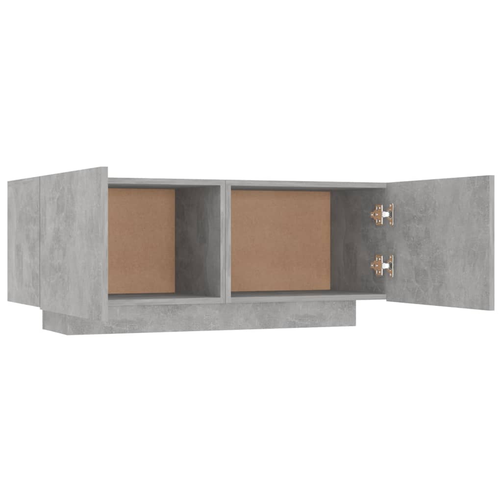 Mobile TV Grigio Cemento 100x35x40 cm in Truciolato 804440