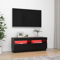 Mobile Porta TV con Luci LED Nero 100x35x40 cm 804455