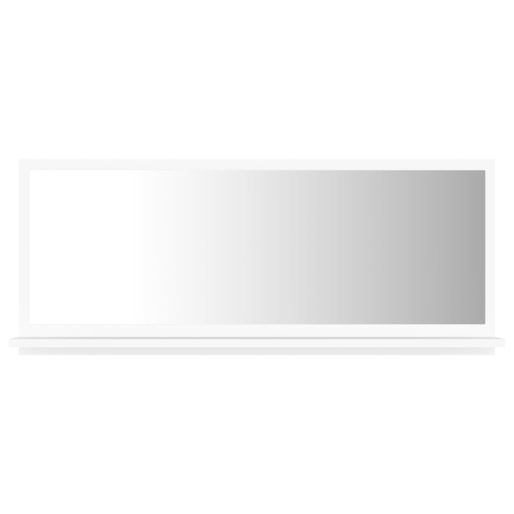 Specchio da Bagno Bianco 90x10,5x37 cm in Truciolato cod mxl 76633