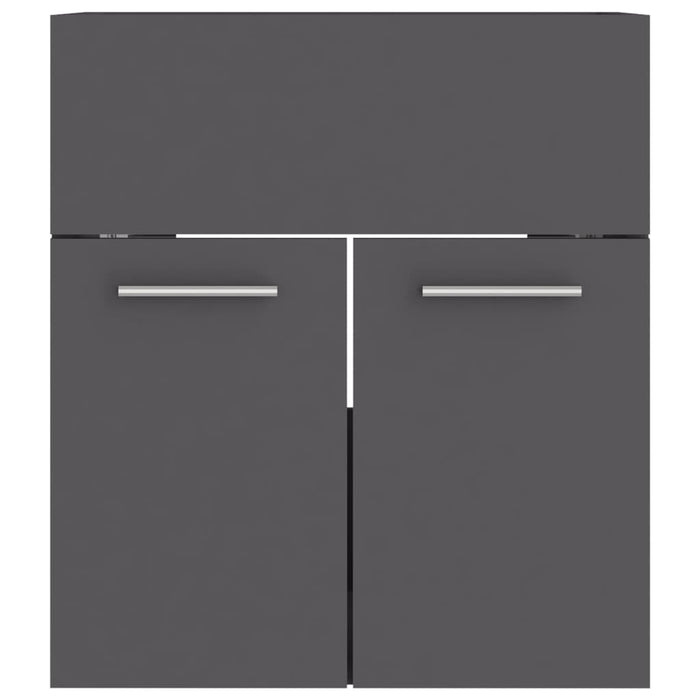 Mobile Sottolavabo Grigio 41x38,5x46 cm in Truciolato cod mxl 23950