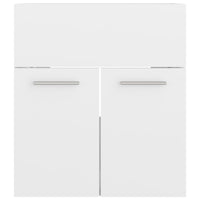 Mobile Sottolavabo Bianco Lucido 41x38,5x46 cm in Truciolato 804644