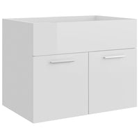 Mobile Sottolavabo Bianco Lucido 60x38,5x46 cm in Truciolato cod mxl 10142